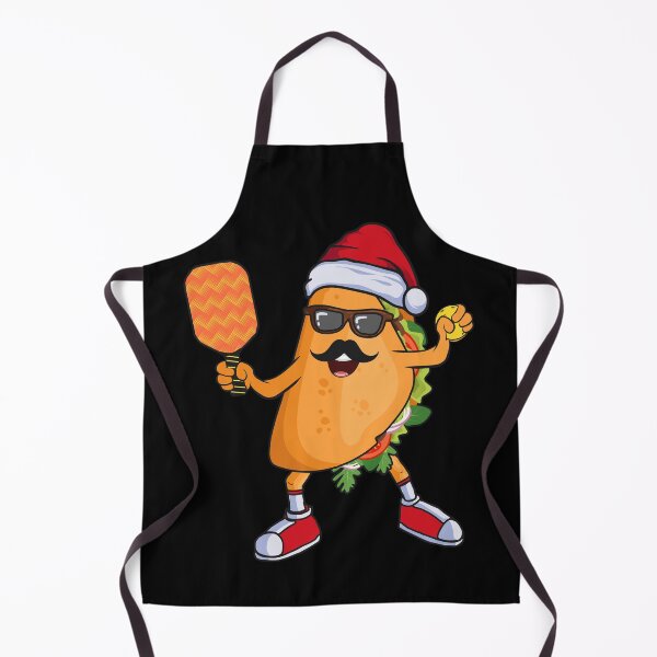 Item preview, Taco with Santa Hat Playing Pickleball Christmas Pickleballer Gift designed and sold by grinta2021.