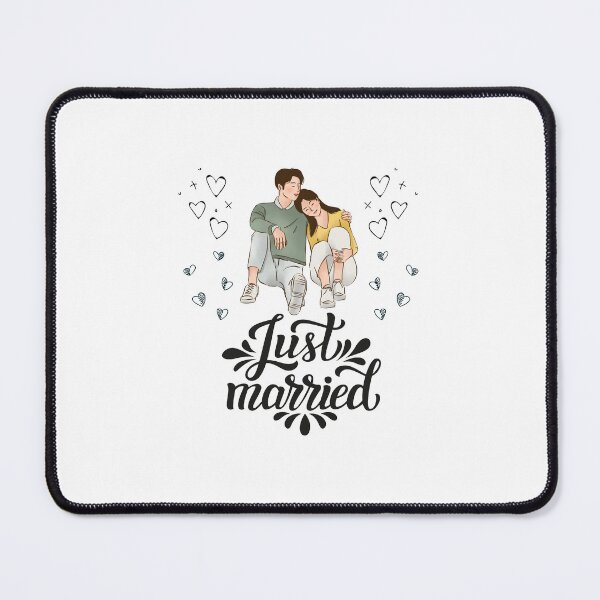 Item preview, Just Married Couples at Honeymoon designed and sold by Quirky Dez.