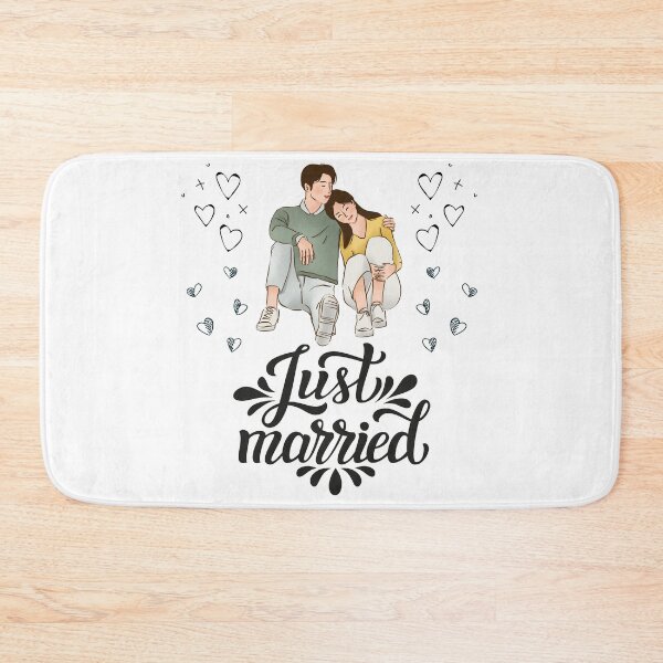 Item preview, Just Married Couples at Honeymoon designed and sold by Quirky Dez.