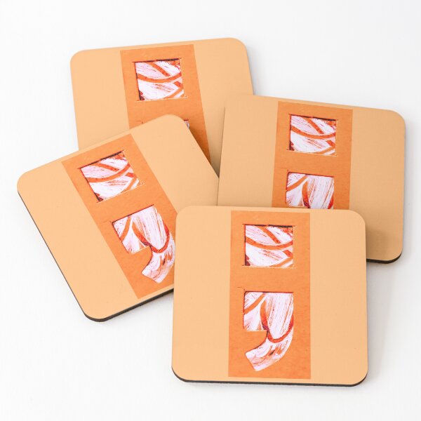 Item preview, Bright Neon Abstract Orange Semicolon Survivor Symbol  designed and sold by Grey Robinson.