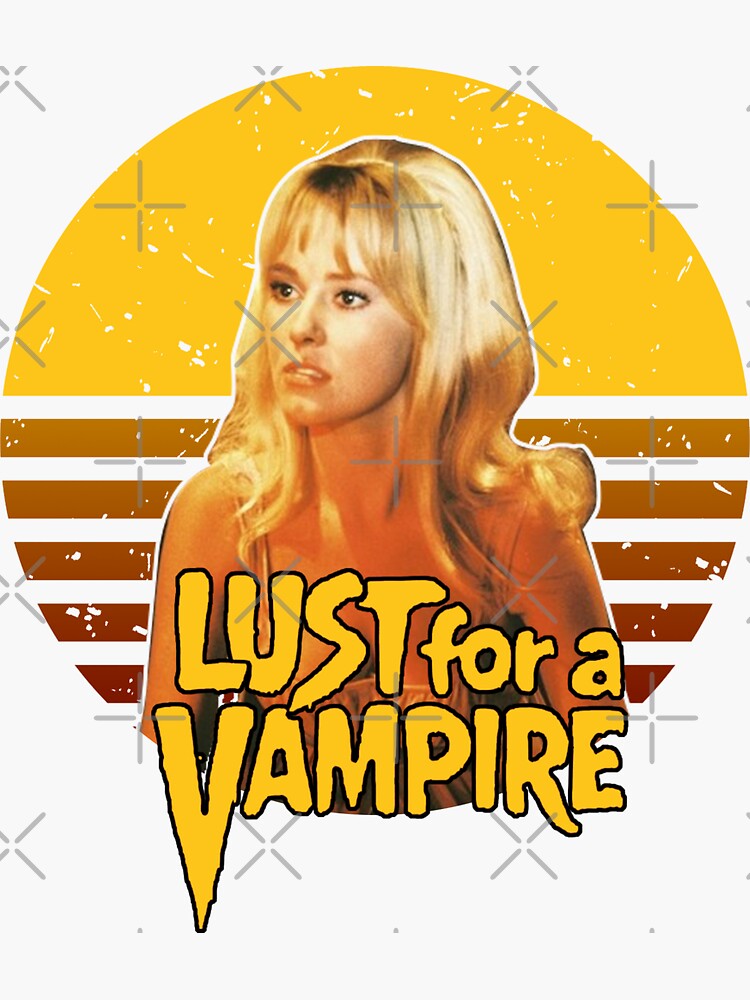 "Lust For A Vampire Retro Movie" Sticker For Sale By LeonaVanxi | Redbubble