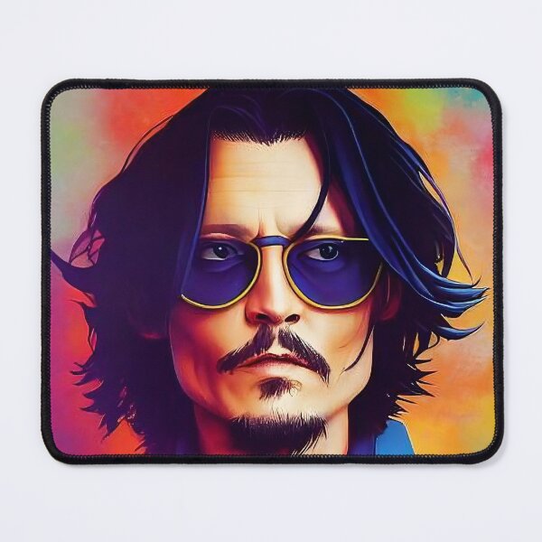 Item preview, Johnny Depp Color Portrait designed and sold by wadelcl.