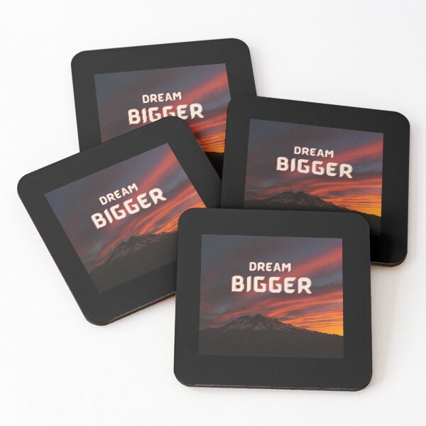 Item preview, Dream Bigger, Positive Quotes, Sunrise designed and sold by NUKMARKUS.