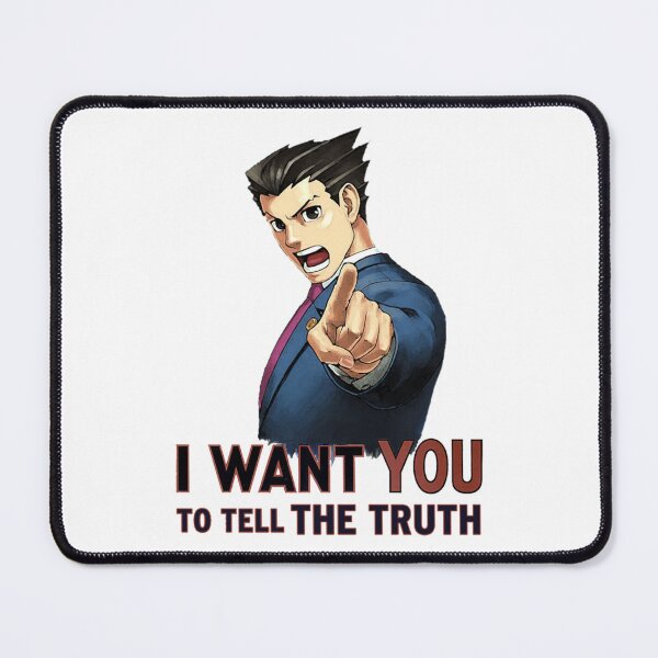 Item preview, Phoenix Wright Wants YOU to Tell the Truth (transparent) designed and sold by KazsMannequin.