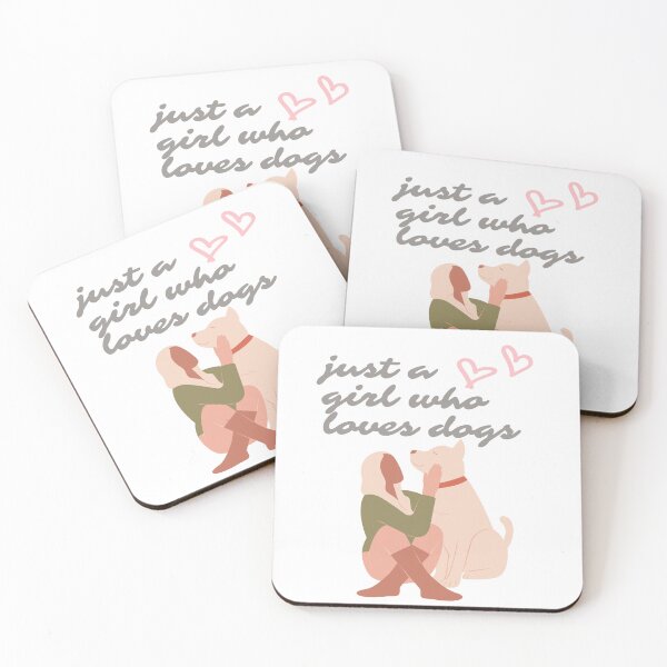 Item preview, Just a girl who loves dogs  designed and sold by LoveofDog.