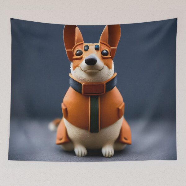 Item preview, Corgi as a WW2 Pilot  designed and sold by Studiowatermars.