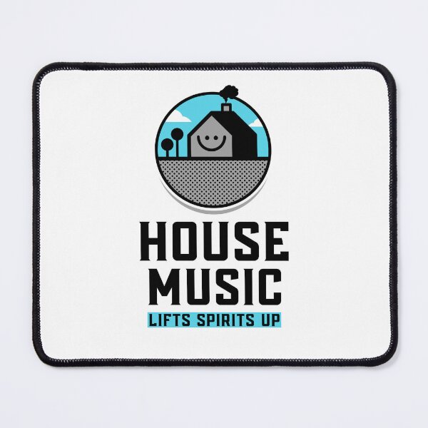 Item preview, HOUSE MUSIC  - Lifts Spirits Up (blue/black)  designed and sold by Discothreadz.