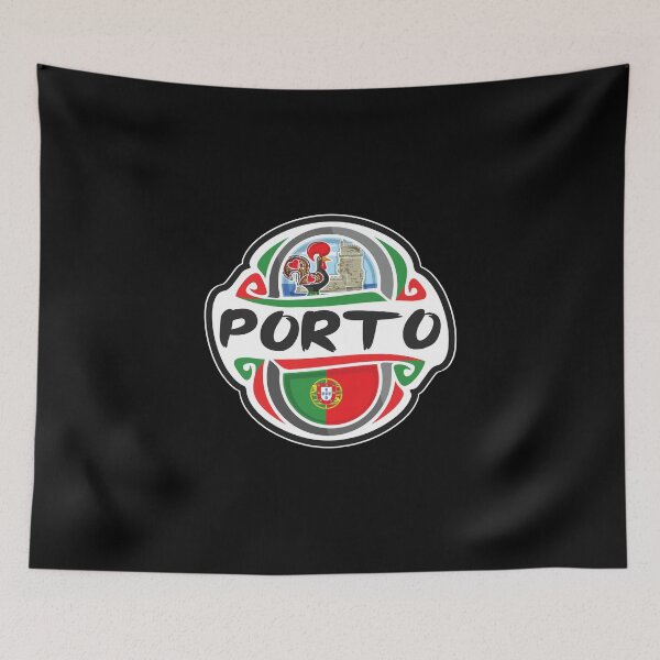 Item preview, Porto Portugal Flag Badge Travel Souvenir Stamp designed and sold by TeeHome.