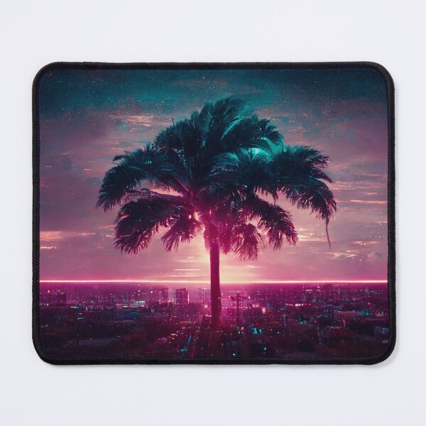 Item preview, The Giant Palm Tree designed and sold by synthwaveai.