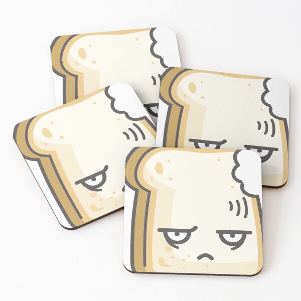 Item preview, angry mad bread illustration designed and sold by muriwaimall.