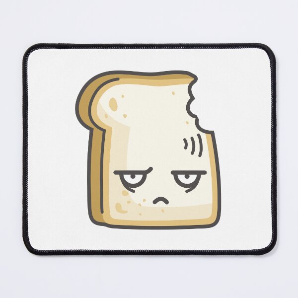 Item preview, angry mad bread illustration designed and sold by muriwaimall.
