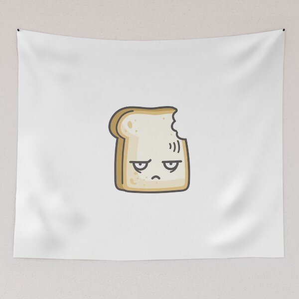 Item preview, angry mad bread illustration designed and sold by muriwaimall.
