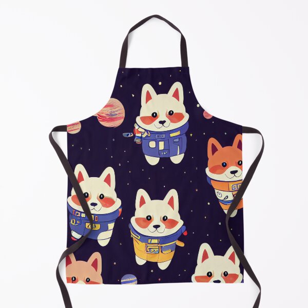 Item preview, Pattern of Kawaii Corgis as astronaut designed and sold by Studiowatermars.