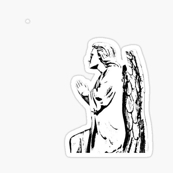 Angel in Prayer Decal - Pro Sport Stickers