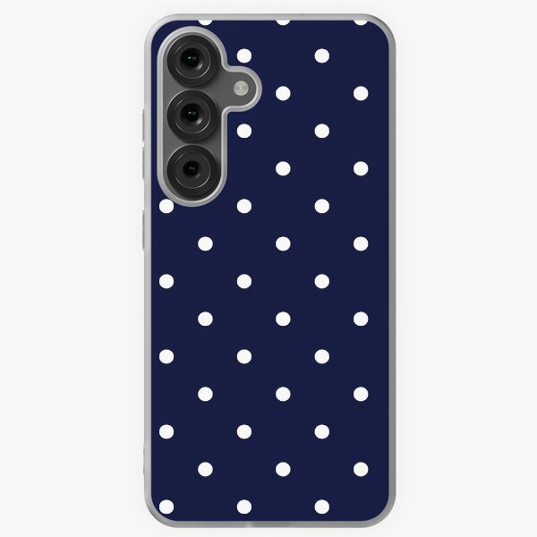 Item preview, Dark blue and white polka dots designed and sold by simbamerch.