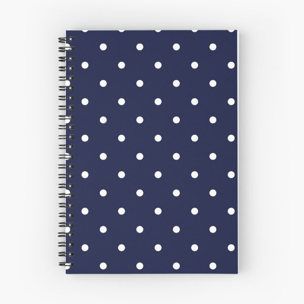 Item preview, Dark blue and white polka dots designed and sold by simbamerch.