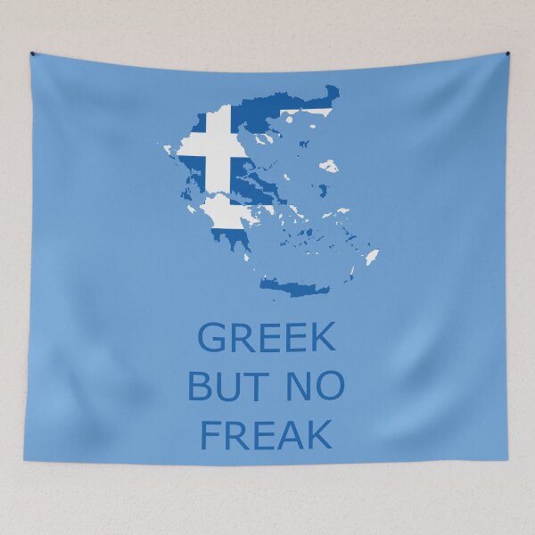 Artikelvorschau, GRIECHISCHE ABER KEIN Freak entworfen und verkauft von DomGDesign.