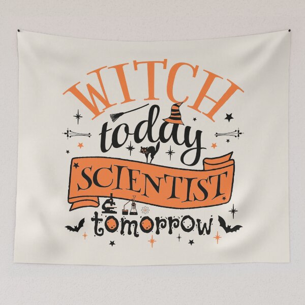 Item preview, Cool Witch Today Scientist Tomorrow, Fun Design For All Scientists On Halloween  designed and sold by TrulyEpoque.