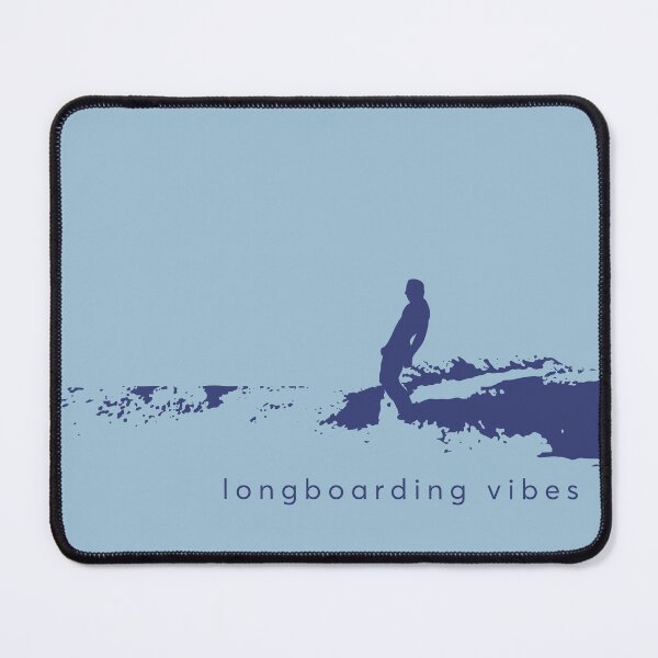 Item preview, LONGBOARDING VIBES blue designed and sold by boleteshop.