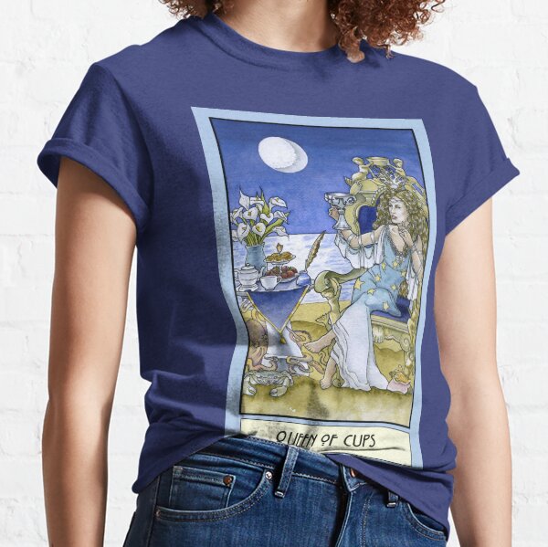 Queen of Cups, Card Classic T-Shirt
