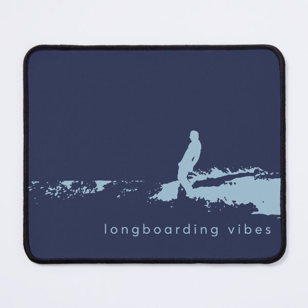 Item preview, LONGBOARDING VIBES light blue designed and sold by boleteshop.