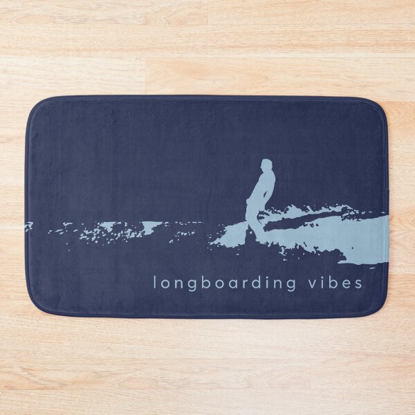 Item preview, LONGBOARDING VIBES light blue designed and sold by boleteshop.