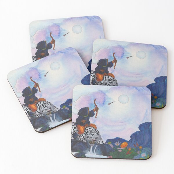 Item preview, Watercolor Mother Dream Goddess Cupid Full Moon,  designed and sold by Jonah Augustin Gray.