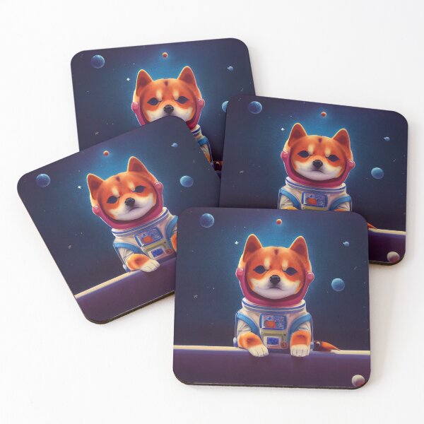 Item preview, Kawaii Shiba Inu as astronaut designed and sold by Studiowatermars.