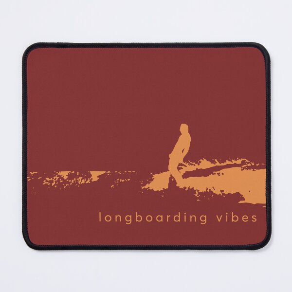 Item preview, LONGBOARDING VIBES orange designed and sold by boleteshop.