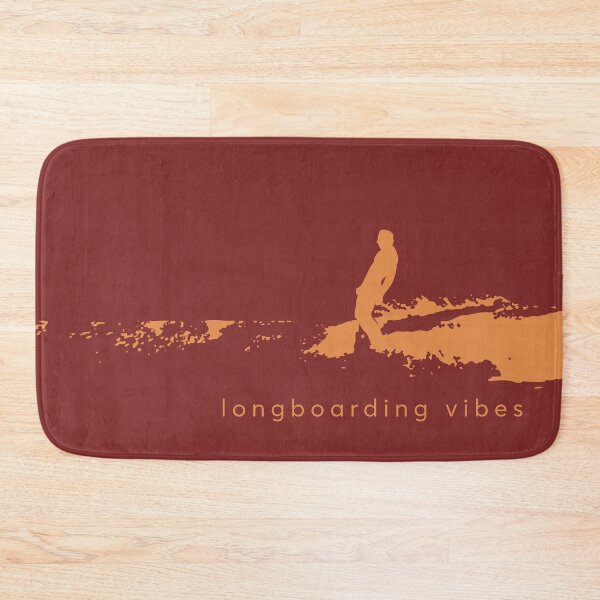 Item preview, LONGBOARDING VIBES orange designed and sold by boleteshop.
