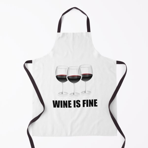 Item preview, Wine is Fine, Funny Wine Lover Quote, 3 Wine Glass designed and sold by hiunlimit.