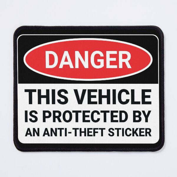 Item preview, This Vehicle is protected by an anti-theft sticker designed and sold by Kurdish T-shirt.