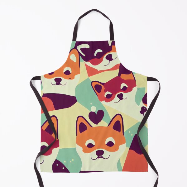 Item preview, Pattern of Kawaii Shiba Inu designed and sold by Studiowatermars.