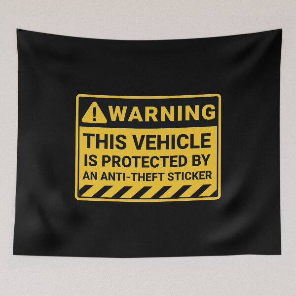 Item preview, This Vehicle is protected by an anti-theft sticker designed and sold by Kurdish T-shirt.