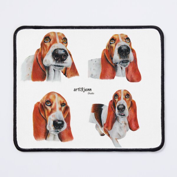 Item preview, Basset hound designed and sold by Art13jenn.
