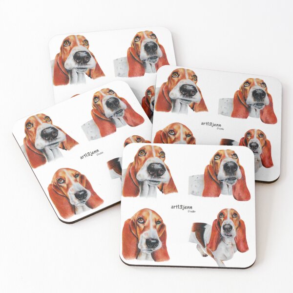 Item preview, Basset hound designed and sold by Art13jenn.