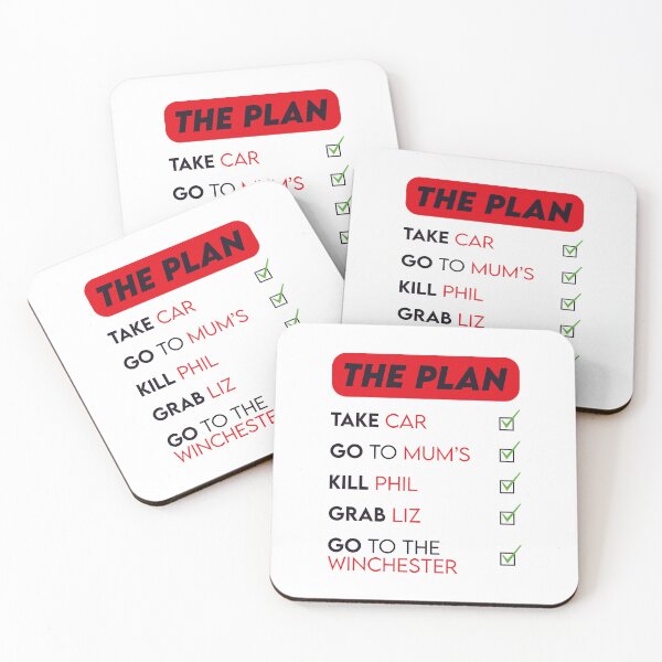 Item preview, The Plan - Shaun Of The Dead designed and sold by Necronder.
