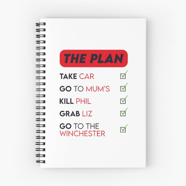 Item preview, The Plan - Shaun Of The Dead designed and sold by Necronder.