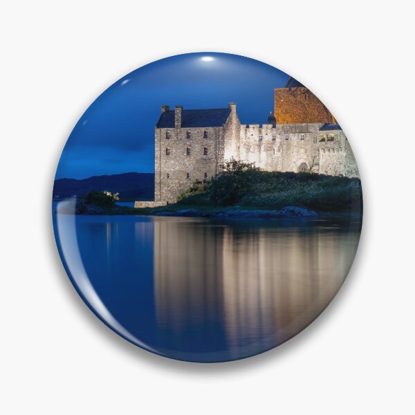 Item preview, Eilean Donan castle at night designed and sold by Creative photos and art.