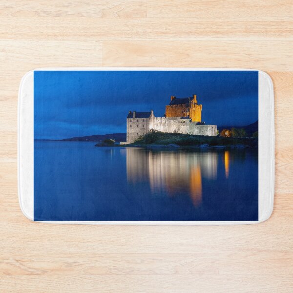 Item preview, Eilean Donan castle at night designed and sold by Creative photos and art.
