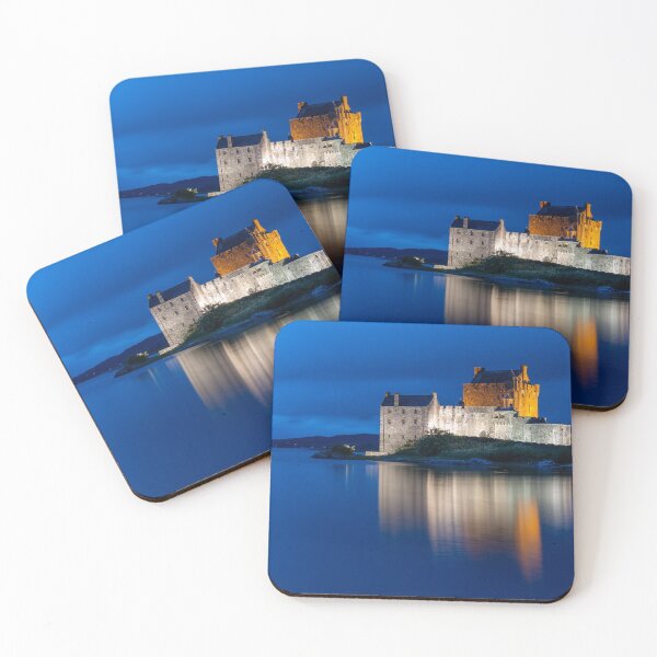 Item preview, Eilean Donan castle at night designed and sold by Creative photos and art.