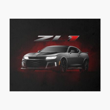 2017 Chevrolet Camaro ZL1 illustration Art Board Print