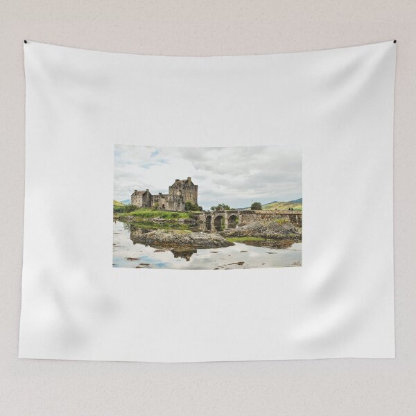 Item preview, Eilean donan castle at day time designed and sold by Creative photos and art.