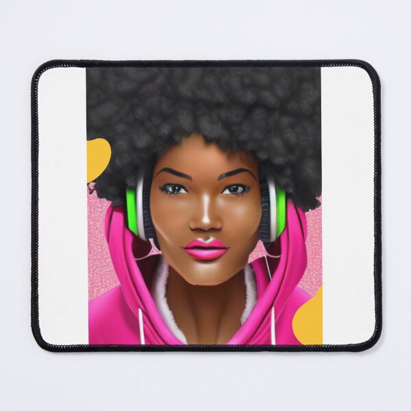 Item preview, Melanin Music Queen --Bold and Pink Design  designed and sold by pinkintrigue.