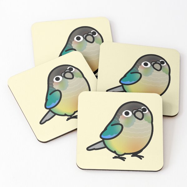 Item preview, Chubby Green Cheek Yellow-sided Turquoise Conure designed and sold by birdhism.