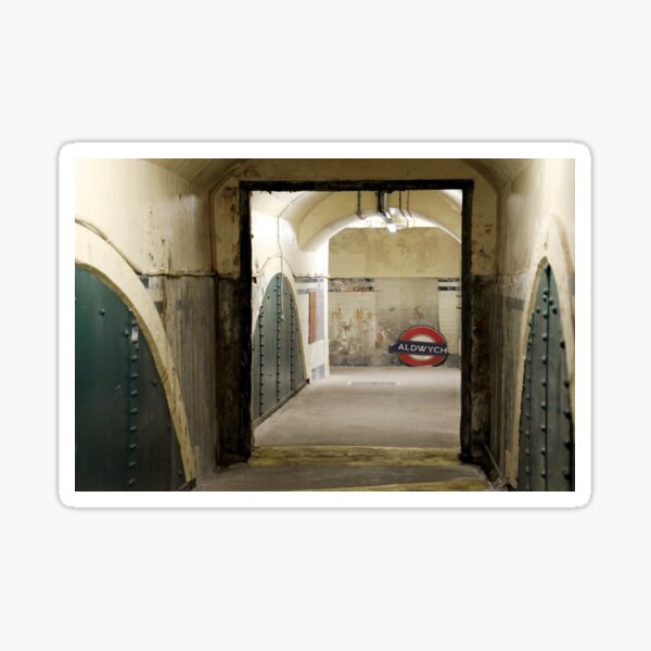 Aldwych abandoned London Underground Tube station Sticker