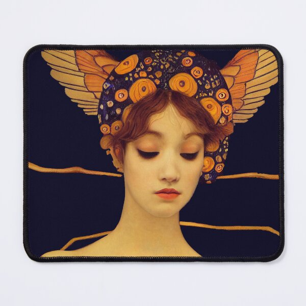 Item preview, Gold & Blue Angel designed and sold by ARTIMITY.
