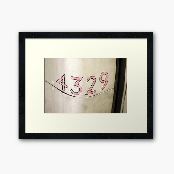 Aldwych abandoned London Underground Tube station Framed Art Print
