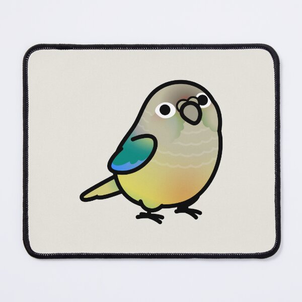 Item preview, Chubby Green Cheek Turquoise Pineapple Conure designed and sold by birdhism.
