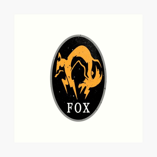 MGS - FOX Logo Art Print